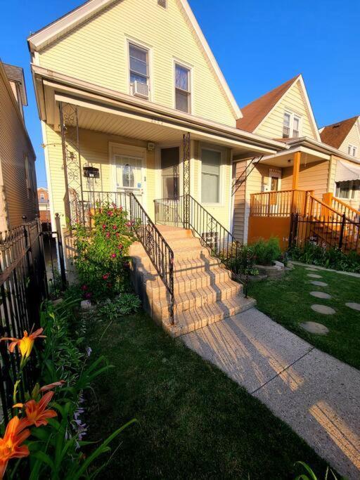 Hermosa House Eco-Home - Peaceful Quiet 3Br, Free Parking, Solar Powered, By Logan Square Chicago Exterior foto