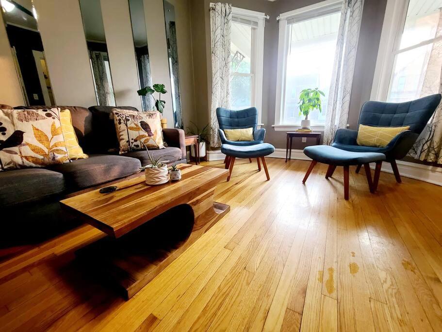 Hermosa House Eco-Home - Peaceful Quiet 3Br, Free Parking, Solar Powered, By Logan Square Chicago Exterior foto